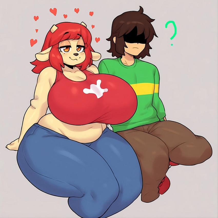 kris and lammy lamb (undertale (series) and etc) directed by egg413