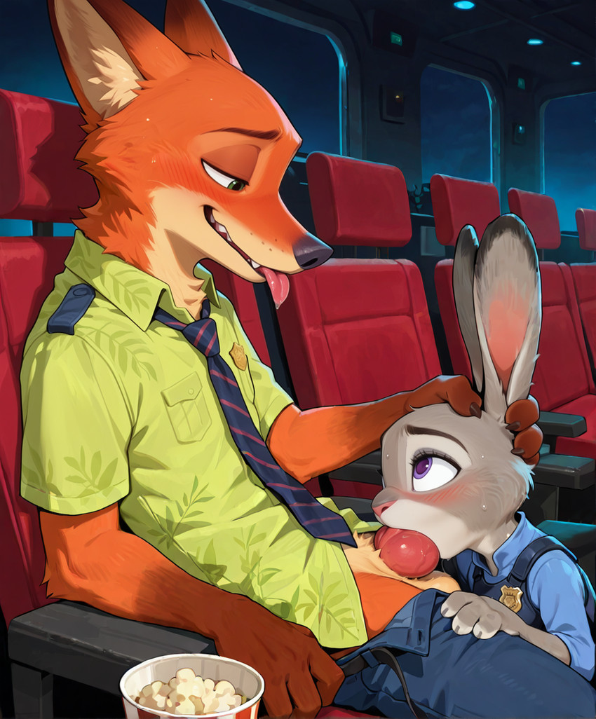 judy hopps and nick wilde (zootopia and etc) directed by unknown director