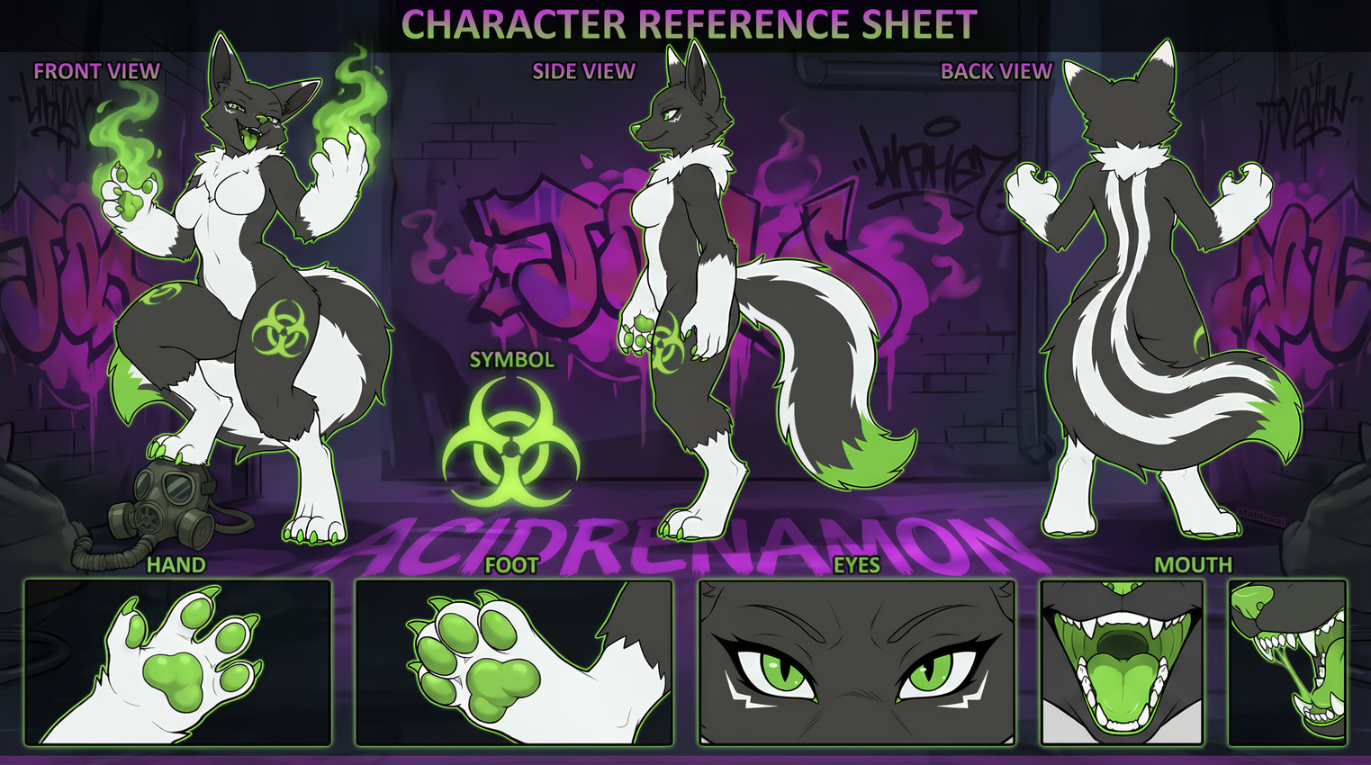 acidrenamon and fan character directed by stablexai