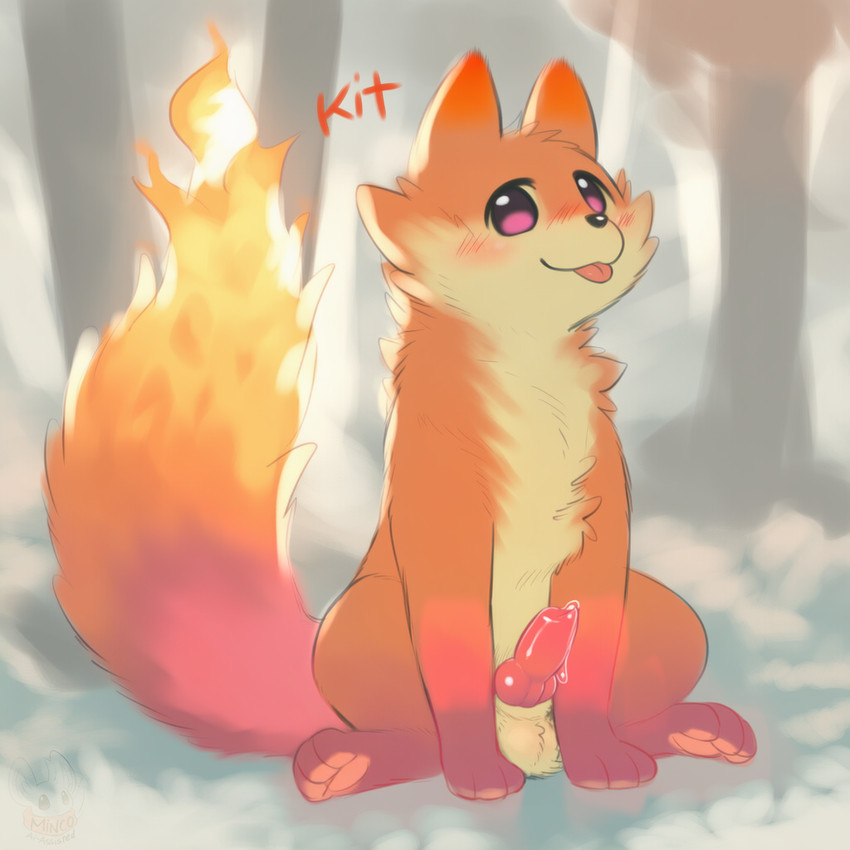animal_genitalia animal_penis balls big_tail blep bodily_fluids canine_genitalia canine_penis cheek_tuft erection facial_tuft feral fire firefox flaming_tail fluffy fluffy_balls fluffy_tail genital_fluids genitals glistening glistening_genitalia glistening_penis gradient_fur kit_(mozilla_firefox) knot light looking_at_viewer male orange_pawpads outside pawpads paws penis plant precum purple_eyes quadruped sheath sitting sketchy smile snow solo text tongue tongue_out tree tuft minco canid canine fox mammal lighting novelai