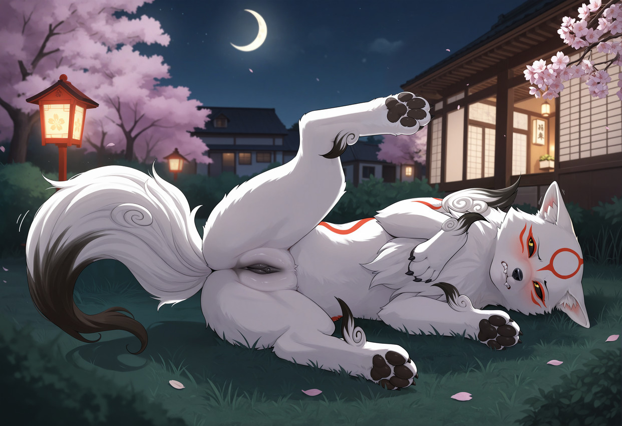 amaterasu (okami (capcom) and etc) directed by notthatclassic