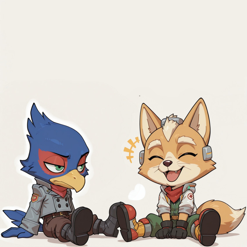 falco lombardi and fox mccloud (nintendo and etc) directed by unknown director