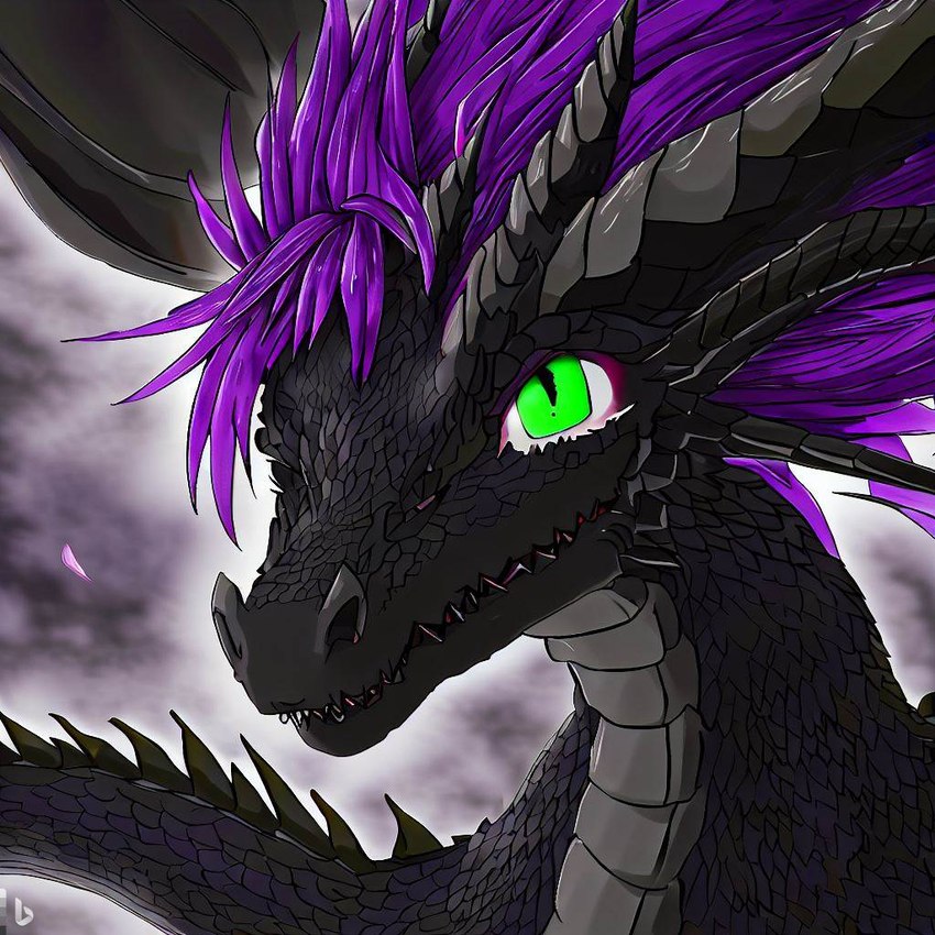 anime_eyes feral green_eyes male solo drax99 black_dragon dragon