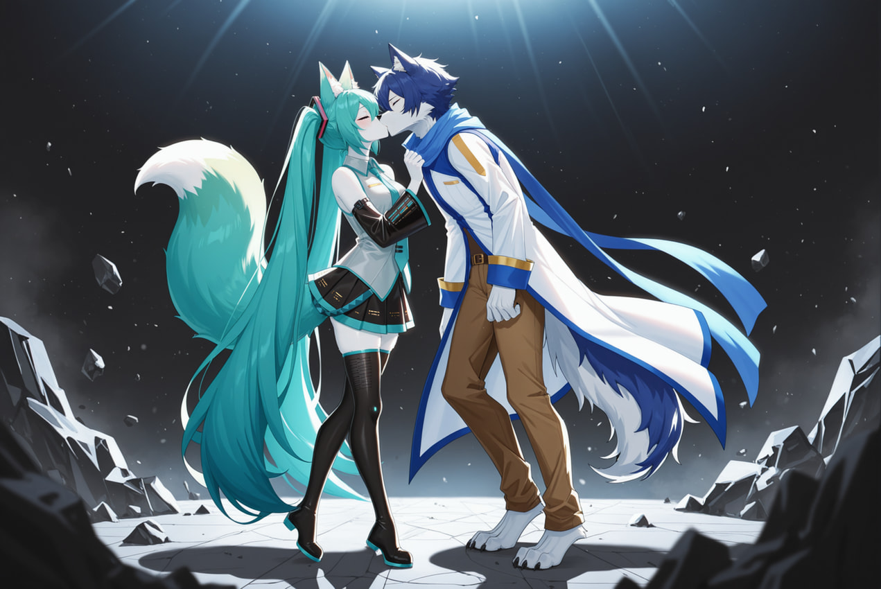 hatsune miku and kaito directed by j00ooe