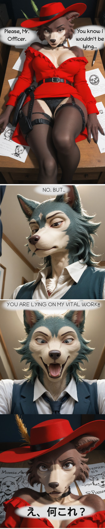 juno and legoshi (beastars) directed by nnam si3