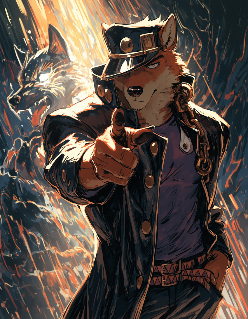 jotaro kujo (jojo's bizzare adventure) directed by unknown director