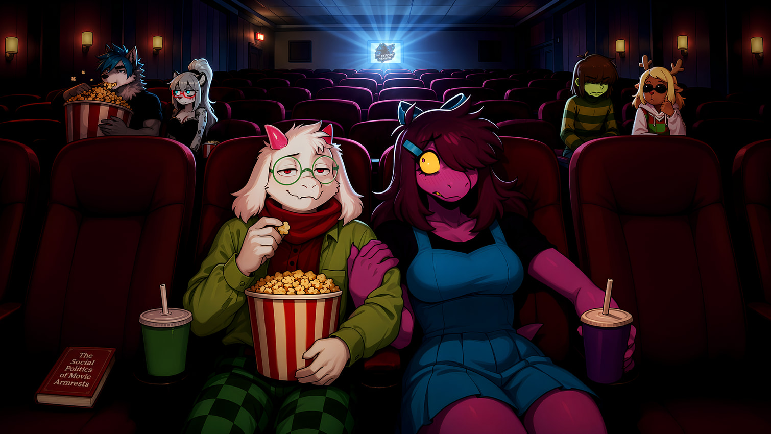 brad wulf, dr elara, susie, kris, noelle holiday, and etc (undertale (series) and etc) directed by thebigbradwulf