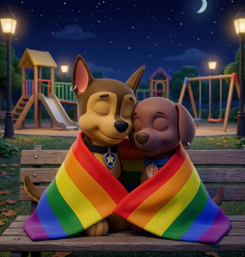 chase and zuma (paw patrol) directed by moriz