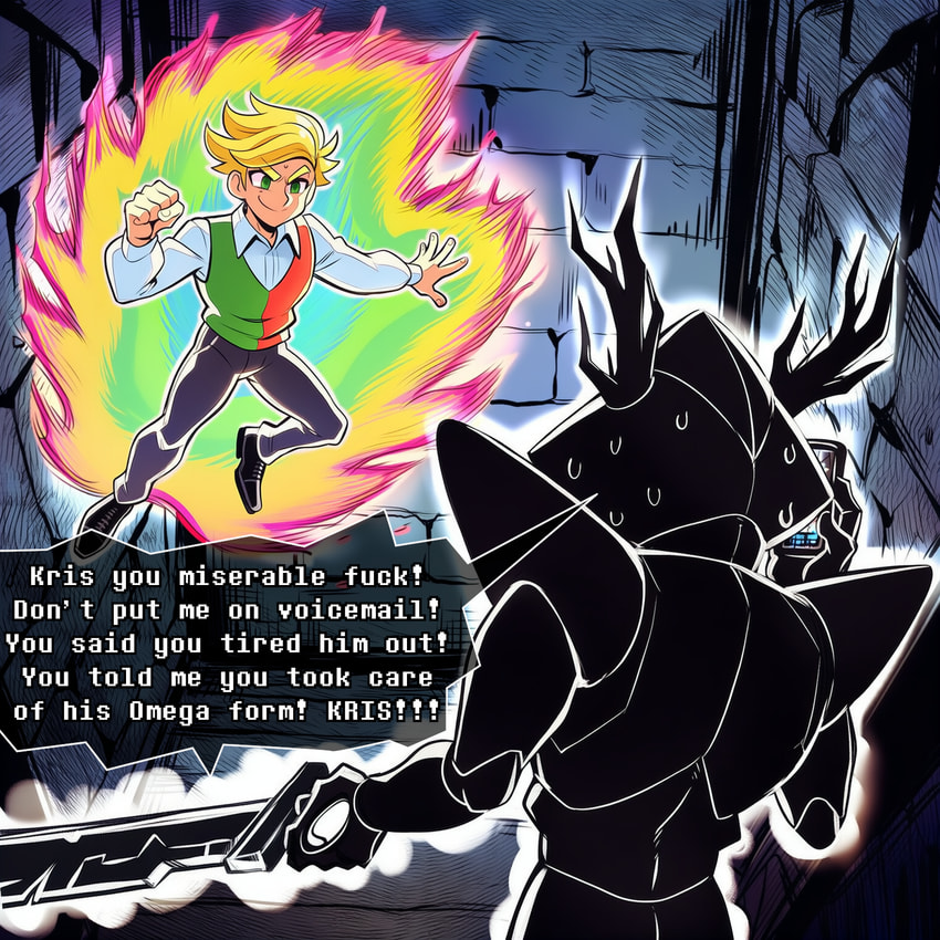 flowery, roaring knight, and roaring knight (undertale (series) and etc) directed by yasuhikonsfw