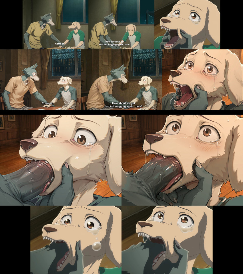 jack and legoshi (beastars) directed by flanwithaplan (director)