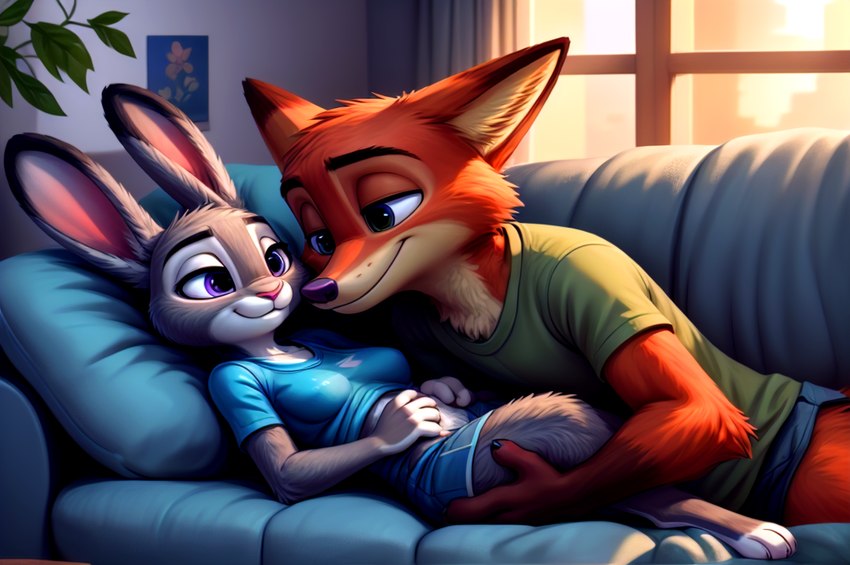 judy hopps and nick wilde directed by happ1ness (director)