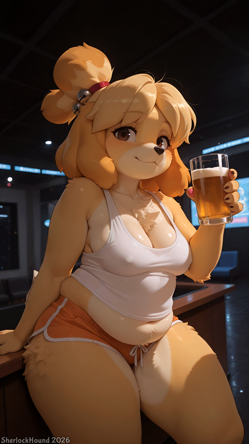 isabelle (animal crossing and etc) directed by sherlock hound (director)