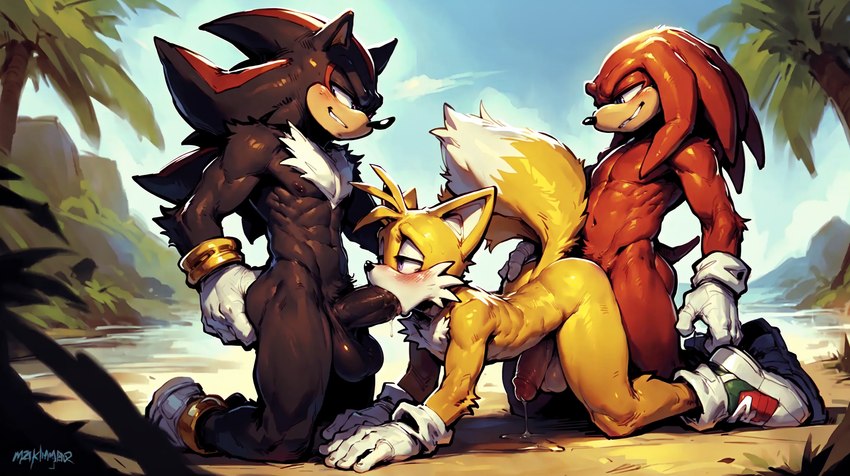 knuckles the echidna, miles prower, and shadow the hedgehog directed by styx343