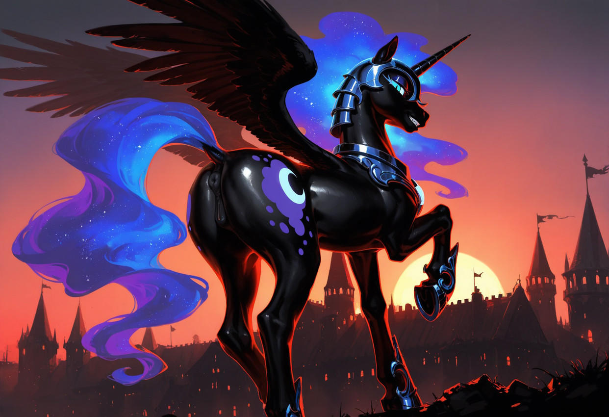 nightmare moon (friendship is magic and etc) directed by nestralyx