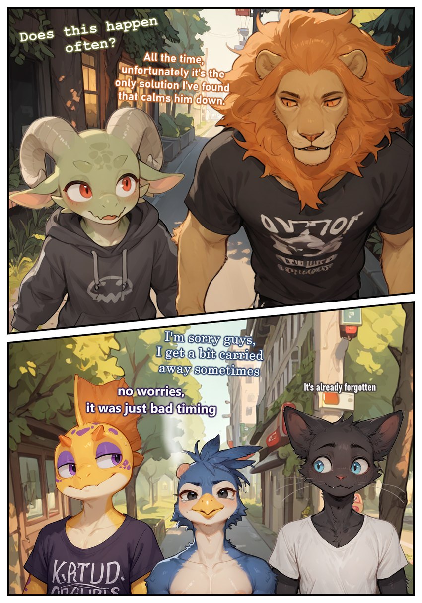 bill, greg, jack the kobold, max, and tom the cat directed by nonimousmate
