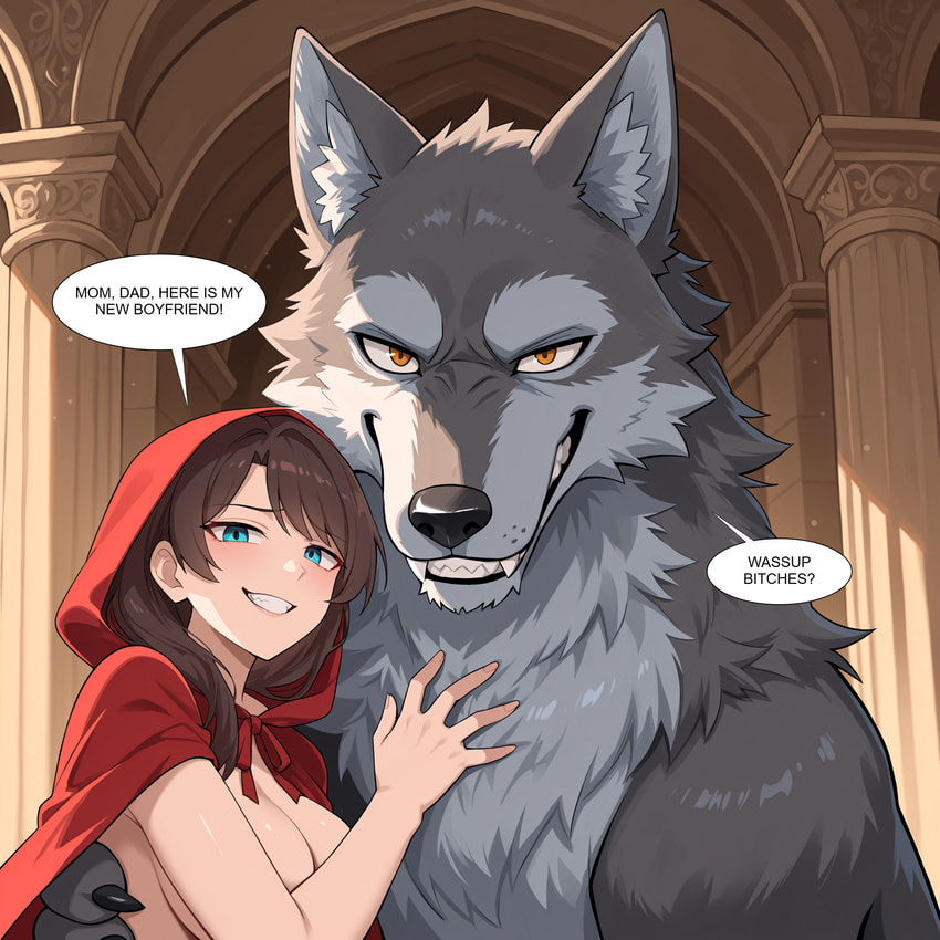 big bad wolf and little red riding hood (little red riding hood (folklore) and etc) directed by wildclaw666