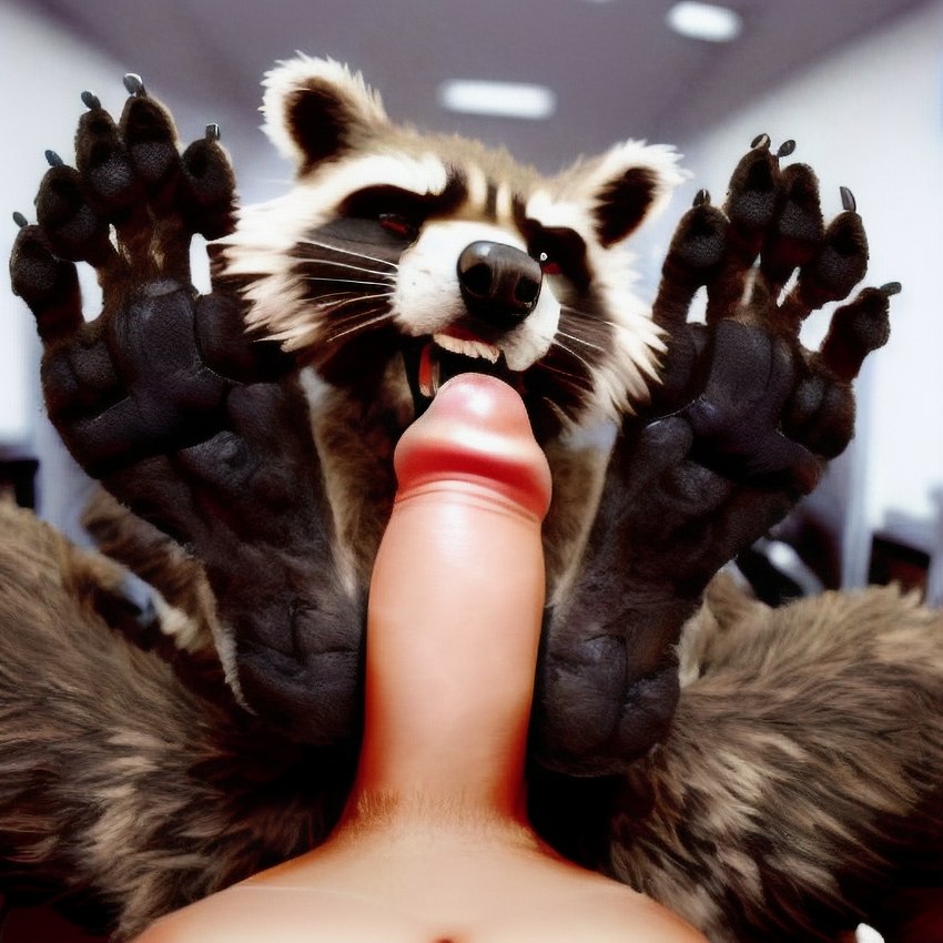 rocket raccoon directed by sombreru