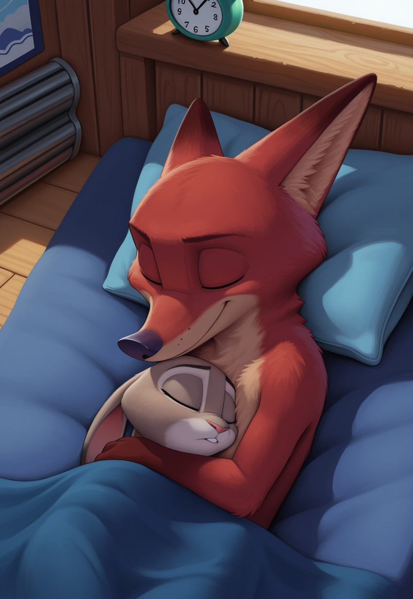 judy hopps and nick wilde (zootopia and etc) directed by unknown director