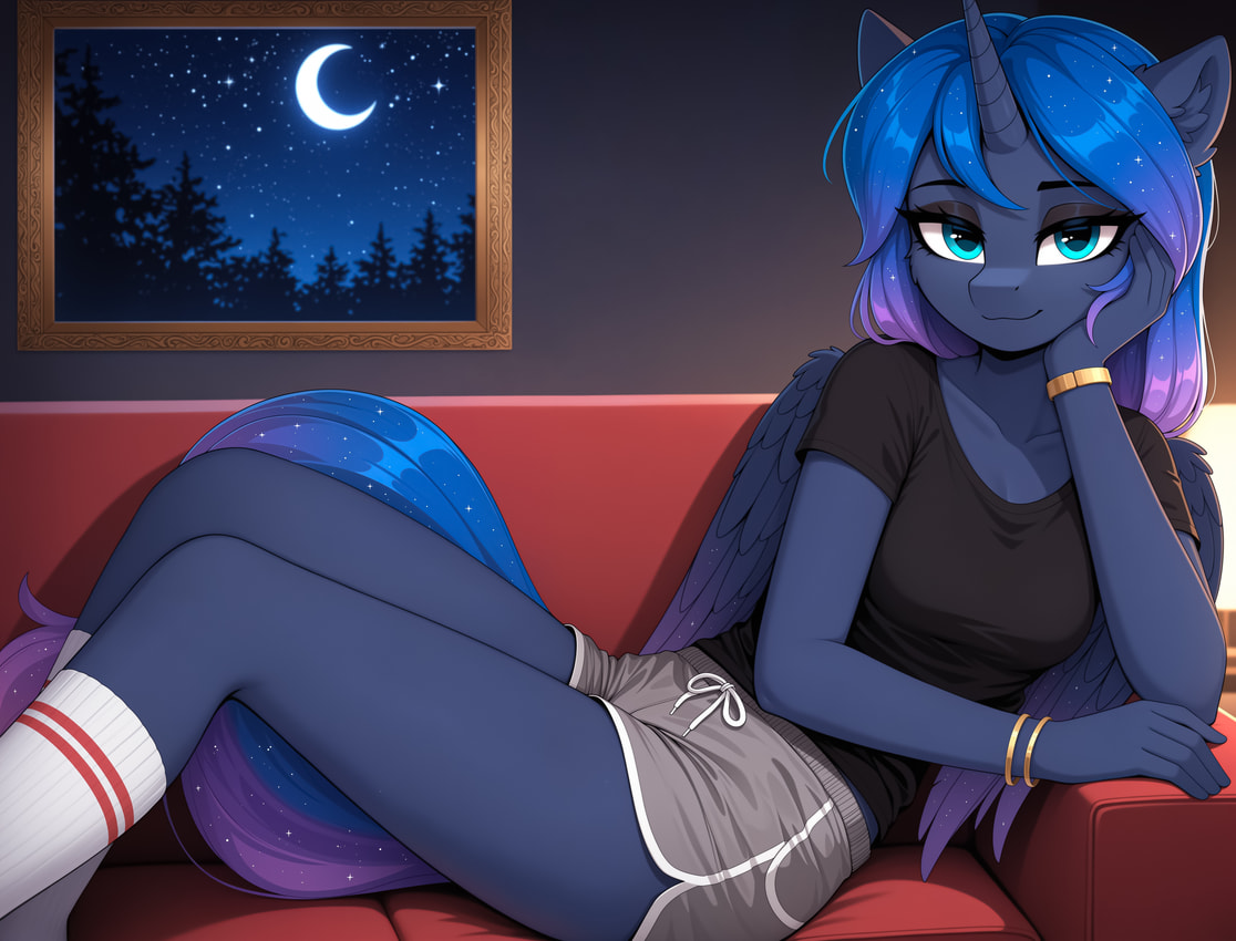 princess luna (friendship is magic and etc) directed by daren666