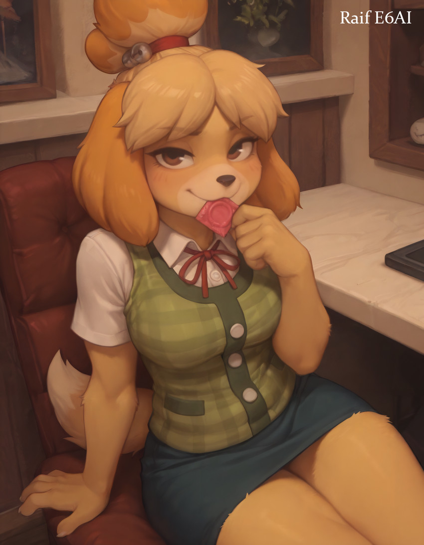 isabelle (animal crossing and etc) directed by raif ai