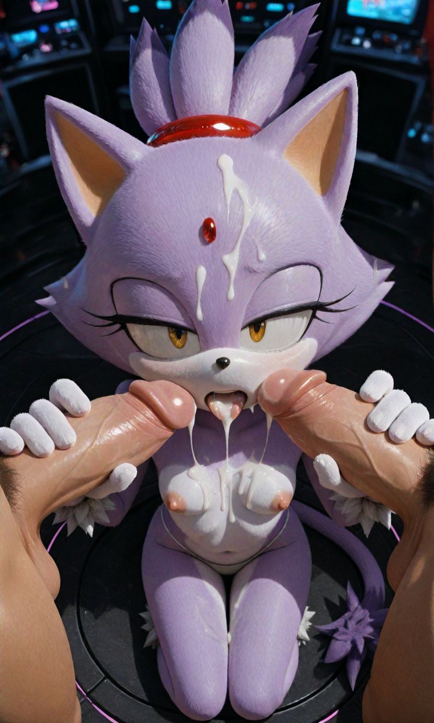 blaze the cat (sonic the hedgehog (series) and etc) directed by l4zy
