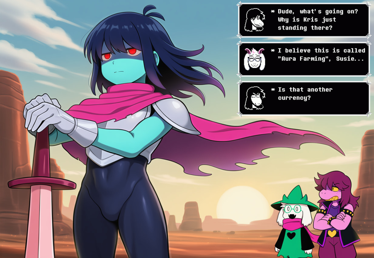 kris, ralsei, and susie (undertale (series) and etc) directed by yasuhikonsfw