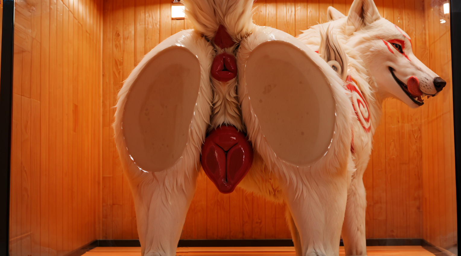 amaterasu (okami (capcom) and etc) directed by crimson fenrir (director)