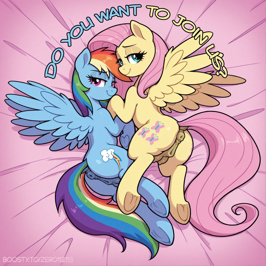fluttershy and rainbow dash (friendship is magic and etc) directed by zero112