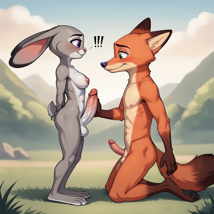 judy hopps and nick wilde directed by quantaized