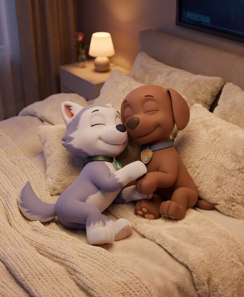 everest and zuma (paw patrol)