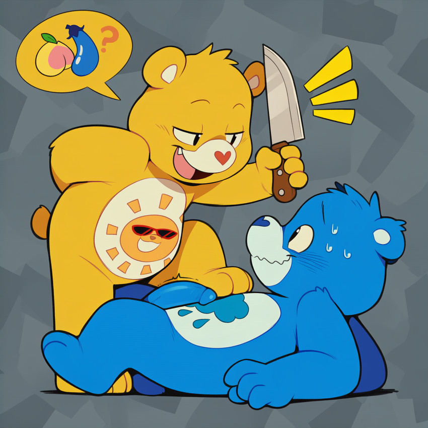 funshine bear and grumpy bear (care bears) directed by ratarang (director)