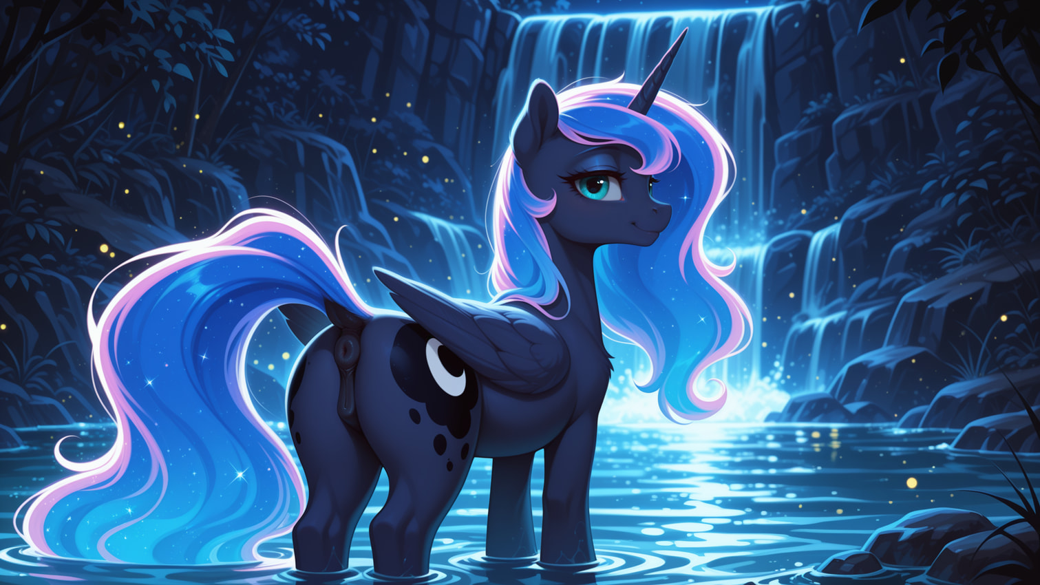 princess luna (friendship is magic and etc) directed by truekry