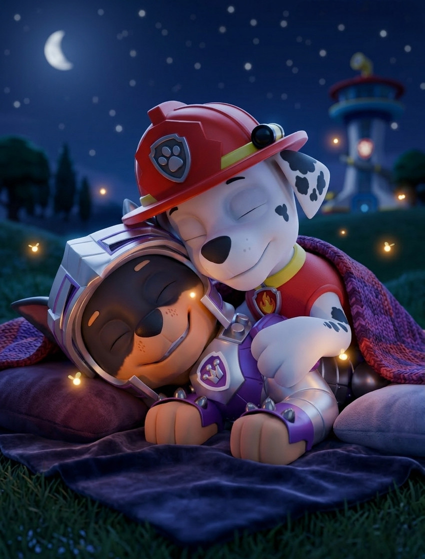 claw and marshall (paw patrol)