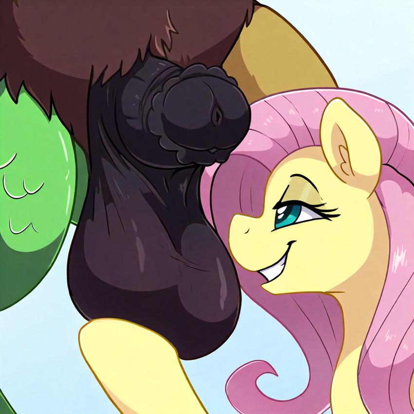 discord and fluttershy (friendship is magic and etc) directed by prompter:nuttyhoof