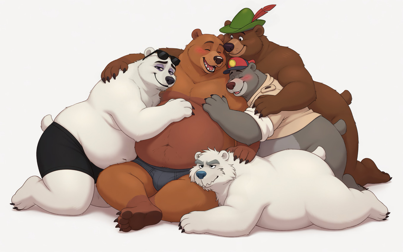 baloo, herbert p. bear, kenai, and little john (talespin and etc) directed by anonymous director