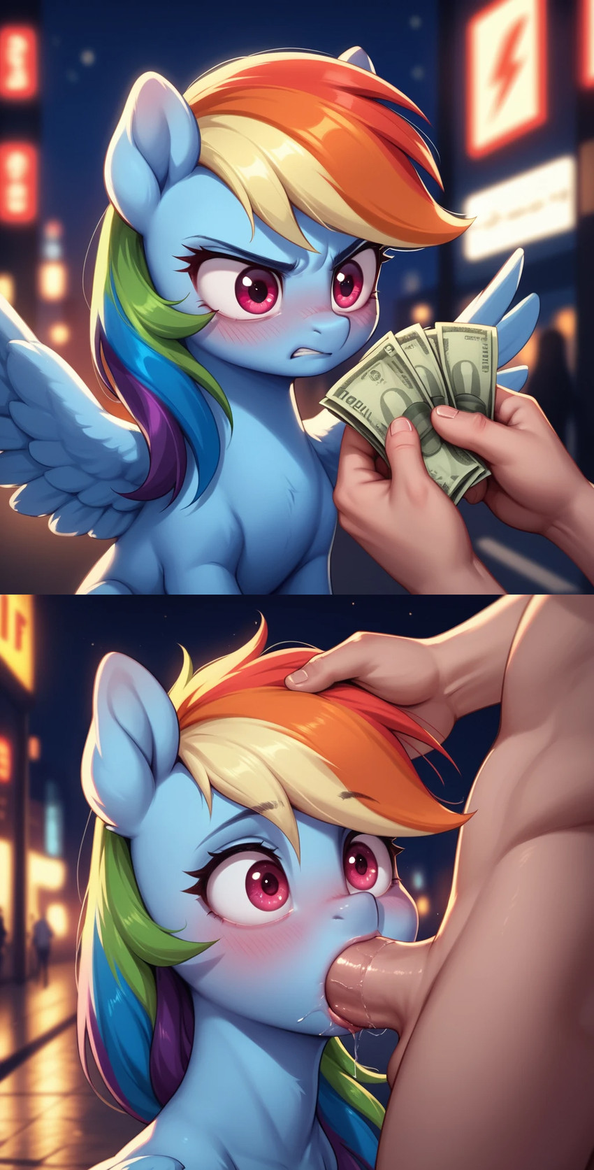 rainbow dash (friendship is magic and etc) directed by tricksterfox