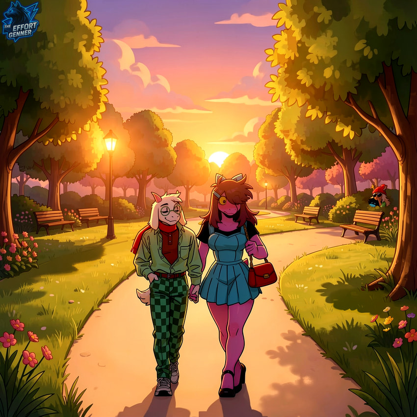 kris, noelle holiday, ralsei, and susie (undertale (series) and etc) directed by thebigbradwulf