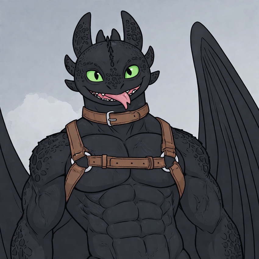 toothless (how to train your dragon and etc) directed by aianthros
