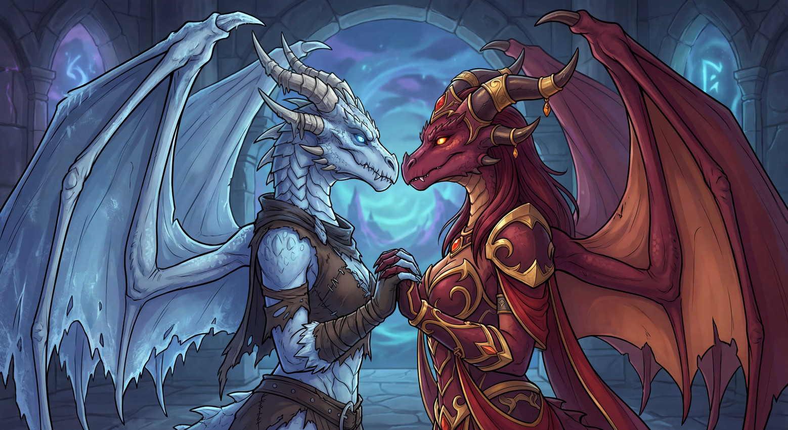 alexstrasza and sindragosa (blizzard entertainment and etc) directed by sindra-gosa
