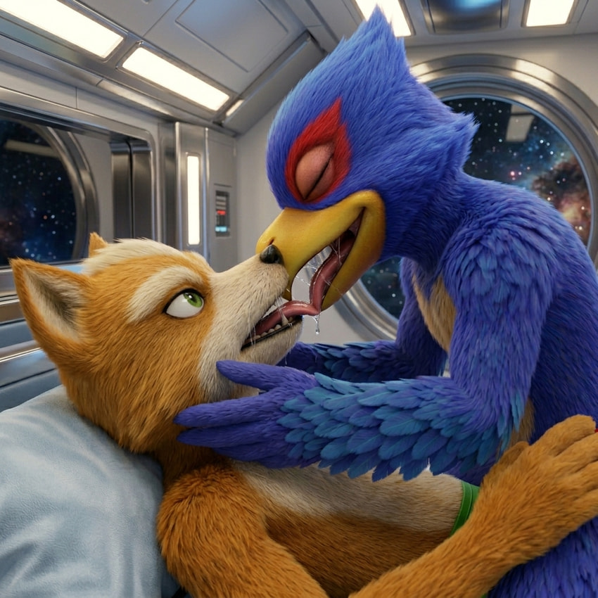 falco lombardi and fox mccloud (nintendo and etc) directed by moriz