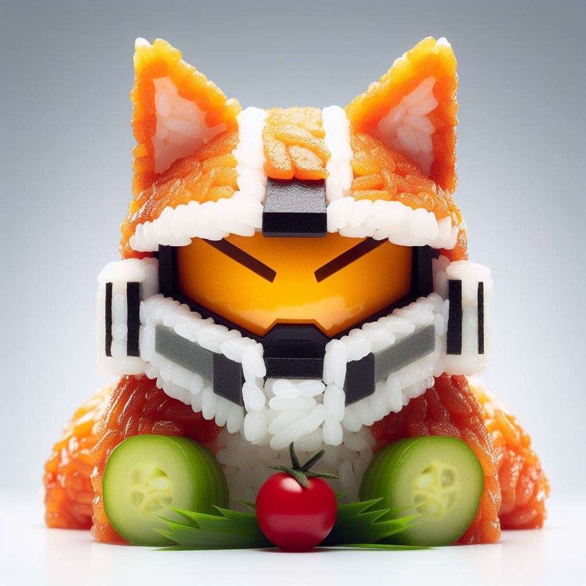 armor food fruit headgear helmet plant rice tomato icefoxai