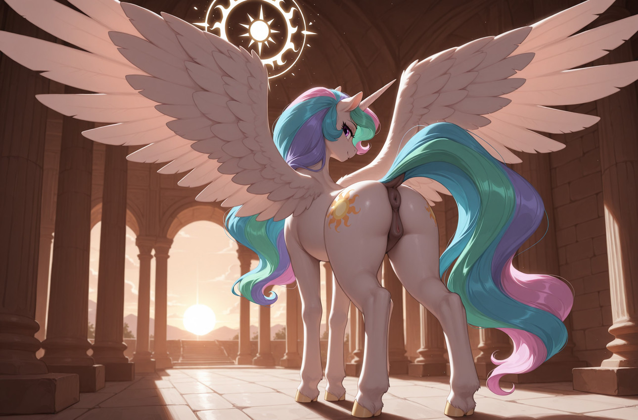 princess celestia (friendship is magic and etc) directed by foxhound (director)