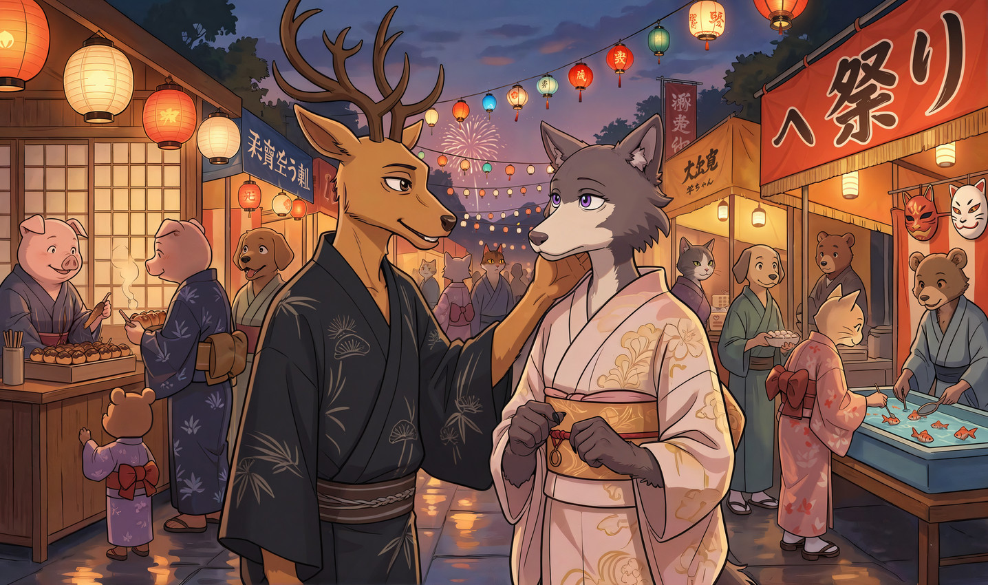 juno and louis (beastars) directed by foxntail