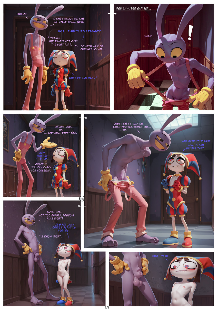 jax and pomni (the amazing digital circus and etc) directed by georgus