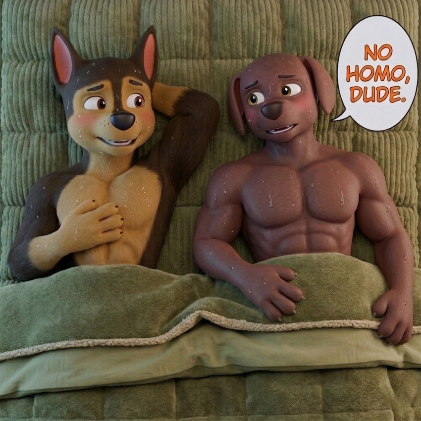 chase and zuma (paw patrol) directed by moriz