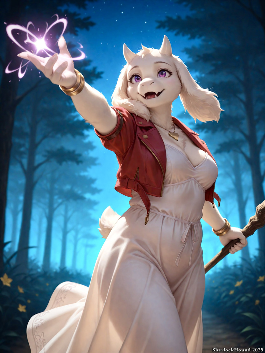 aerith gainsborough and toriel (undertale (series) and etc) directed by sherlock hound (director)