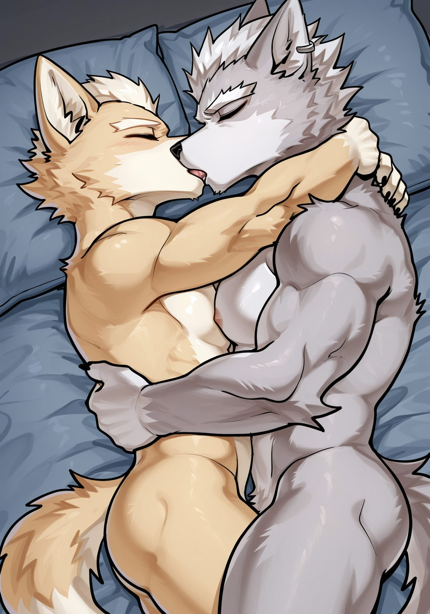fox mccloud and wolf o'donnell (nintendo and etc) directed by litzer