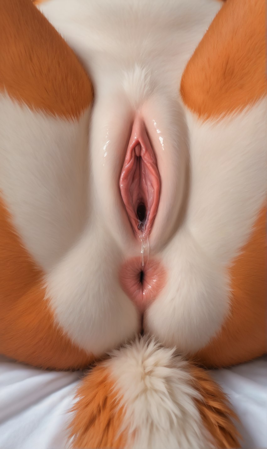 anthro anus aroused bodily_fluids clitoral_hood clitoris female fur genital_close-up genital_fluids genitals humanoid_genitalia humanoid_pussy orange_body orange_fur pink_anus pink_pussy pussy pussy_close-up pussy_juice realistic realistic_fur realistic_genitalia solo spread_legs spreading vaginal_fluids master_beaster50 vivi_the_vixen canid canine fox mammal absurd_res hi_res