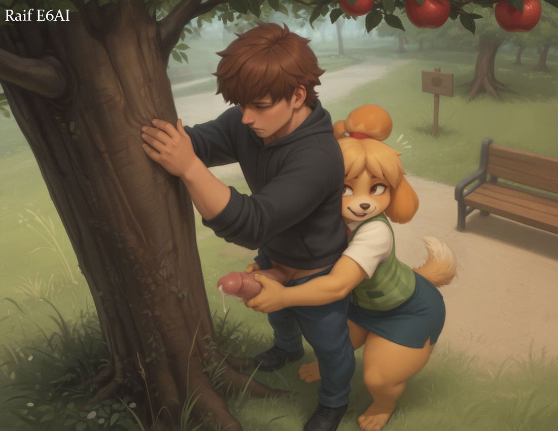 isabelle (animal crossing and etc) directed by raif ai