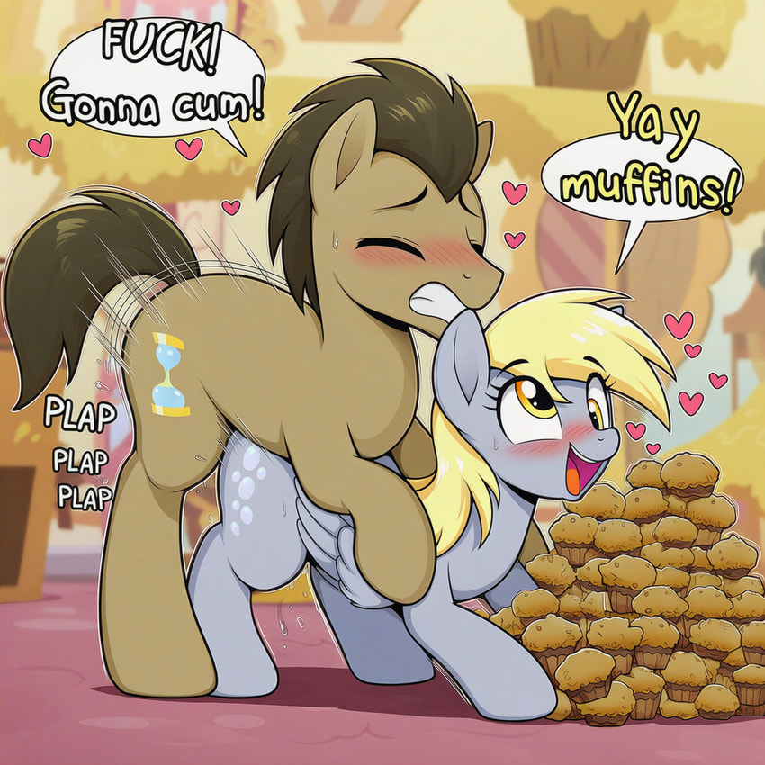 derpy hooves and doctor whooves (friendship is magic and etc) directed by gridanon